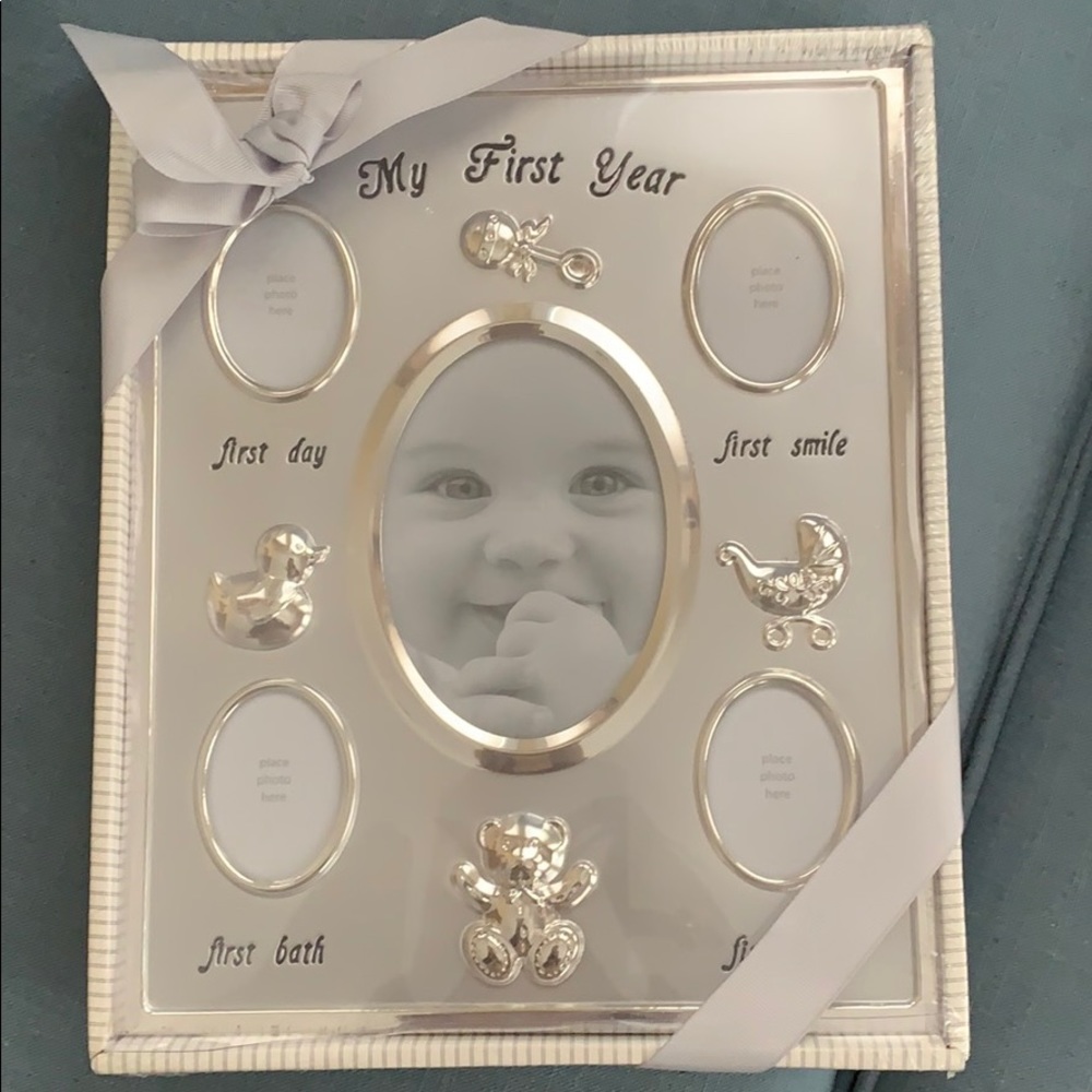 First Impressions Baby’s First Year Silver Frame